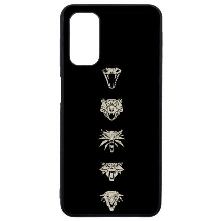 Witcher Schools wolf fehér farkas Samsung Galaxy A13 5G tok