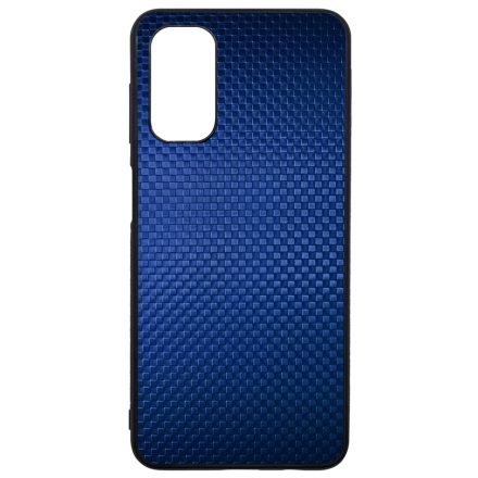 Gyönyörű kék karbon fiber mintás Samsung Galaxy A13 5G tok