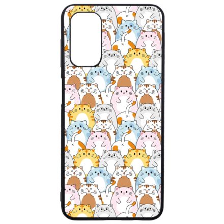 Tündéri Kawaii cica mintás Samsung Galaxy A13 5G tok