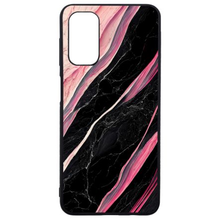 Luxury fekete-pink márvány mintás Samsung Galaxy A13 5G tok