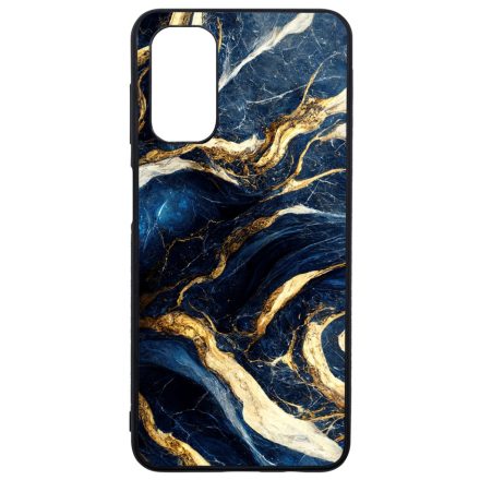 Gyönyörű kék és arany márvány mintás Samsung Galaxy A13 5G tok