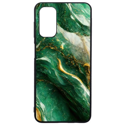Smaragd zöld és arany márvány mintás  Samsung Galaxy A13 5G tok