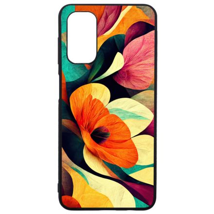Absztrakt színes virágok Art Samsung Galaxy A13 5G tok