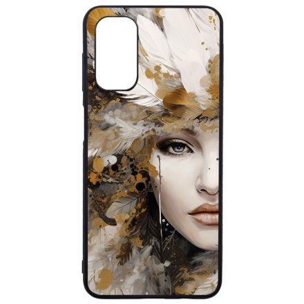 Szépséges aranyló nő Art Samsung Galaxy A13 5G tok