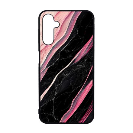 Luxury fekete-pink márvány mintás Samsung Galaxy A14 4G/5G tok