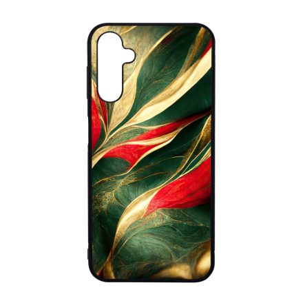 Magyaros piros-zöld márvány mintás Samsung Galaxy A14 4G/5G tok