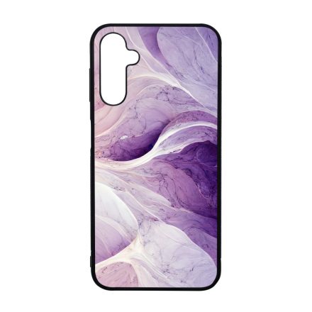 Absztrakt lila márvány mintás Samsung Galaxy A14 4G/5G tok