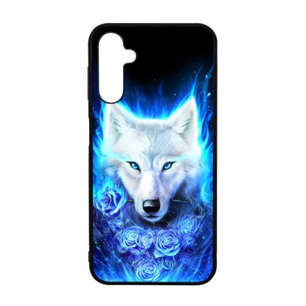 Farkas kék rózsával Samsung Galaxy A14 4G/5G tok