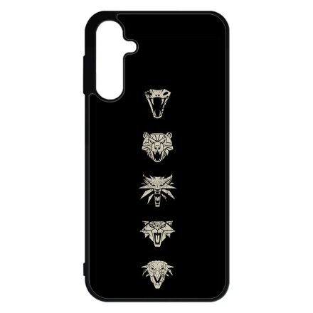 Witcher Schools wolf fehér farkas Samsung Galaxy A15 4G/5G tok