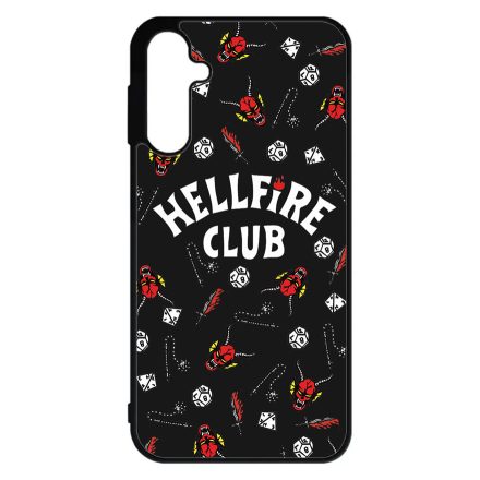 Hellfire Club - Fekete mintás - Stranger Things Samsung Galaxy A15 4G/5G tok