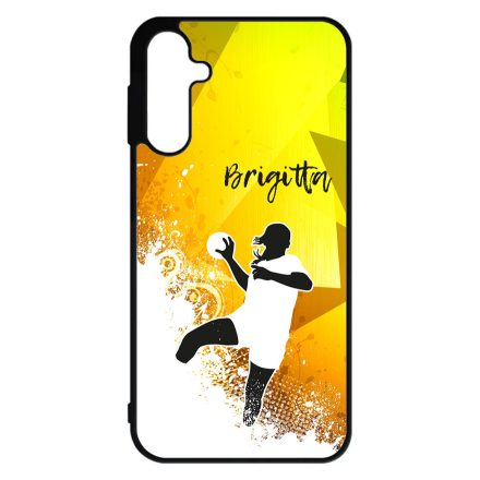 Kerd a neveddel ABSTRACT kezilabda mintas Samsung Galaxy A15 4G/5G tok