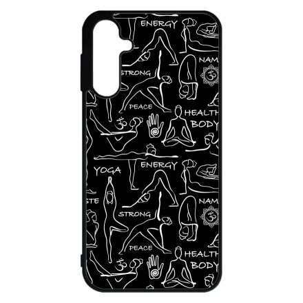 Black Line Art Joga Samsung Galaxy A15 4G/5G tok