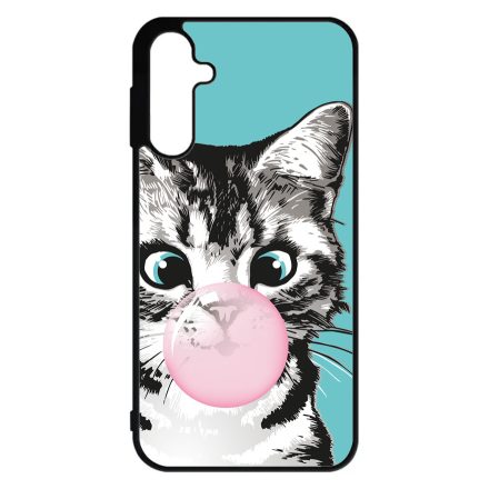 Bubble Cat - cica mintás Samsung Galaxy A15 4G/5G tok