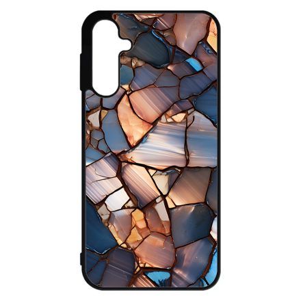 Elegáns kék mozaik Art Samsung Galaxy A15 4G/5G tok