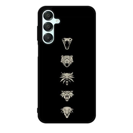 Witcher Schools wolf fehér farkas Samsung Galaxy A16 4G/5G tok