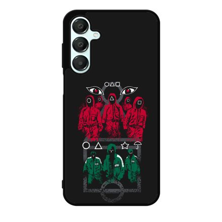 Squid Game fegyorok es a jatekosok Samsung Galaxy A16 4G/5G tok