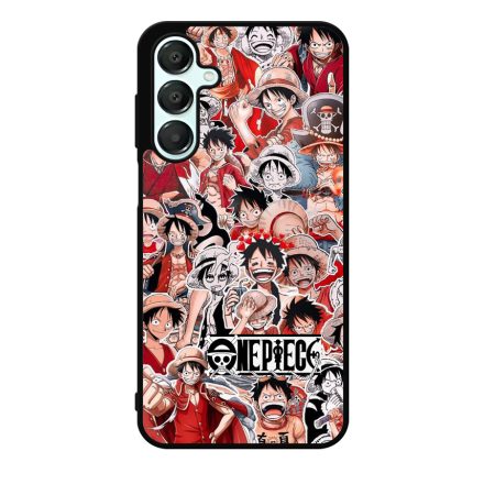 Monkey D Luffy Collage - One Piece Samsung Galaxy A16 4G/5G tok