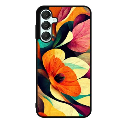 Absztrakt színes virágok Art Samsung Galaxy A16 4G/5G tok
