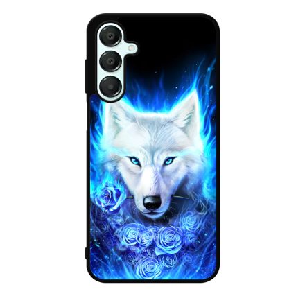 Farkas kék rózsával Samsung Galaxy A16 4G/5G tok