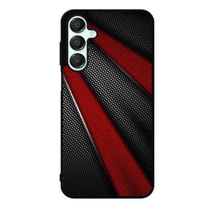 Carbon piros sávokkal Samsung Galaxy A16 4G/5G tok
