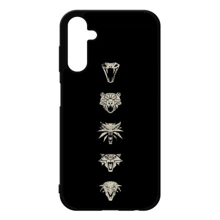 Witcher Schools wolf fehér farkas Samsung Galaxy A25 5G tok