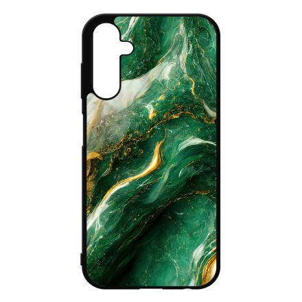 Smaragd zöld és arany márvány mintás  Samsung Galaxy A25 5G tok