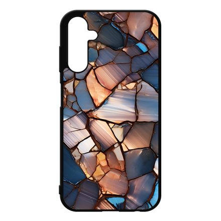 Elegáns kék mozaik Art Samsung Galaxy A25 5G tok