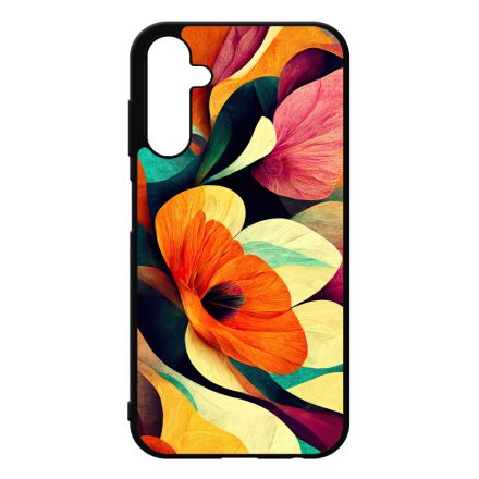 Absztrakt színes virágok Art Samsung Galaxy A25 5G tok