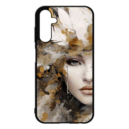 Szépséges aranyló nő Art Samsung Galaxy A25 5G tok