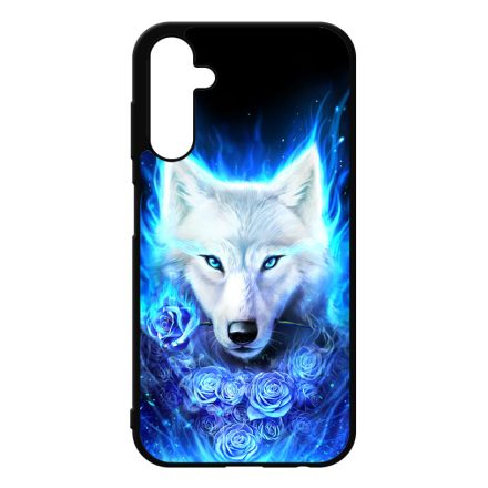 Farkas kék rózsával Samsung Galaxy A25 5G tok