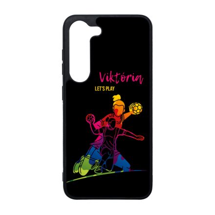 Kerd a Neveddel FOR HER kezilabda mintas Samsung Galaxy A34 5G tok