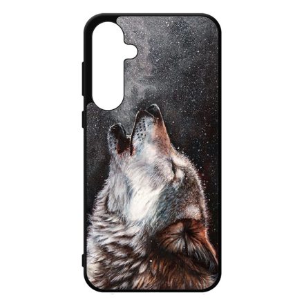 téli farkas wolf art Samsung Galaxy A35 tok
