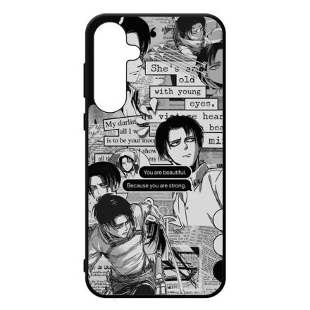 Levi Ackerman Graphic - Attack on Titan Samsung Galaxy A35 tok