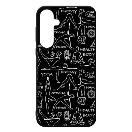 Black Line Art Joga Samsung Galaxy A35 tok