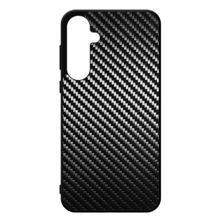 Ezüst karbon fiber mintás Samsung Galaxy A35 tok