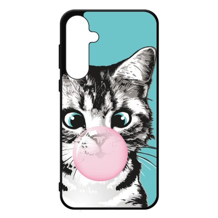 Bubble Cat - cica mintás Samsung Galaxy A35 tok