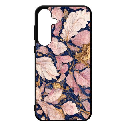 Gyönyörű rózsaszín aranyos virág Art Samsung Galaxy A35 tok