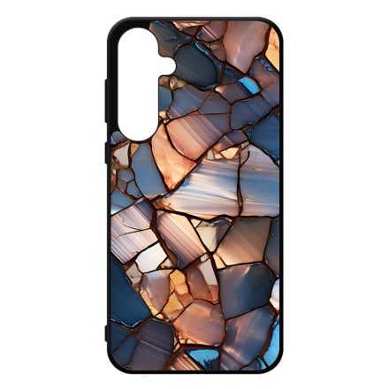 Elegáns kék mozaik Art Samsung Galaxy A35 tok