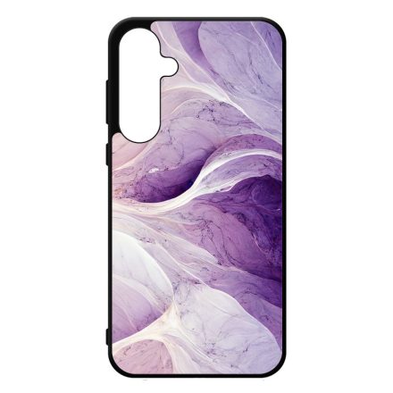 Absztrakt lila márvány mintás Samsung Galaxy A35 tok