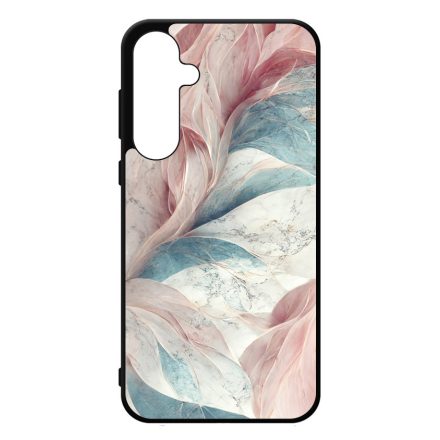 Lágy pasztel rózsaszín és zöld Art Samsung Galaxy A35 tok