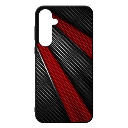 Carbon piros sávokkal Samsung Galaxy A35 tok