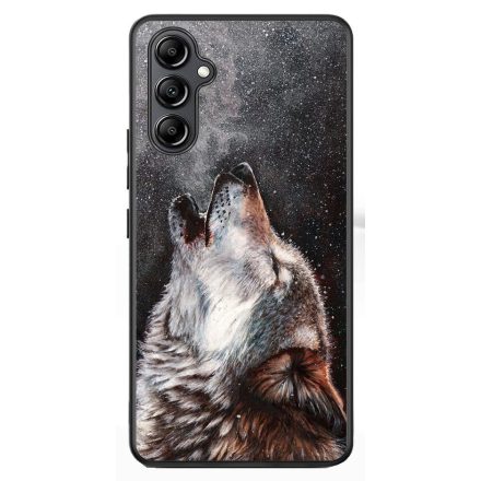 téli farkas wolf art Samsung Galaxy A54 5G tok