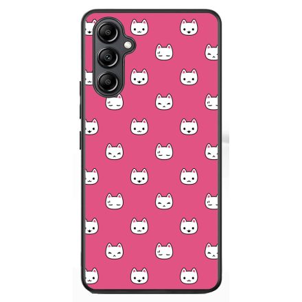 PINK Kitty Cat - cicás Samsung Galaxy A54 5G tok