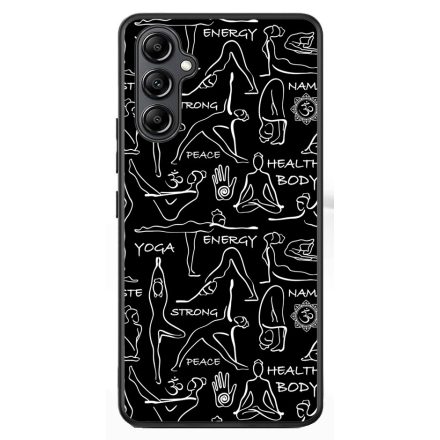 Black Line Art Joga Samsung Galaxy A54 5G tok