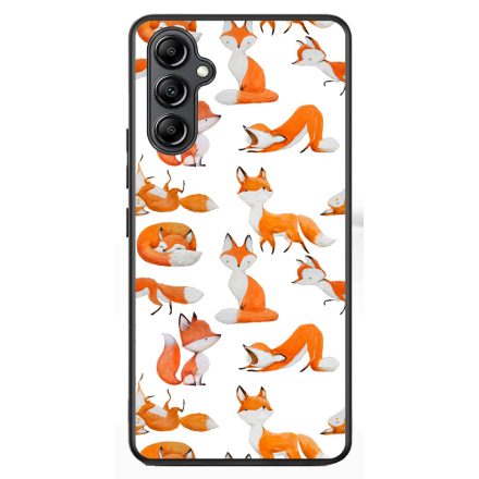 Rajzolt Róka mintás Samsung Galaxy A54 5G tok