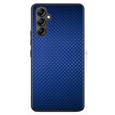 Gyönyörű kék karbon fiber mintás Samsung Galaxy A54 5G tok