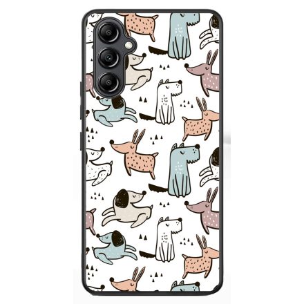 Tündéri rajzolt kutya mintás Samsung Galaxy A54 5G tok