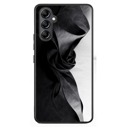 Szatén hatású fekete-fehér Art Samsung Galaxy A54 5G tok