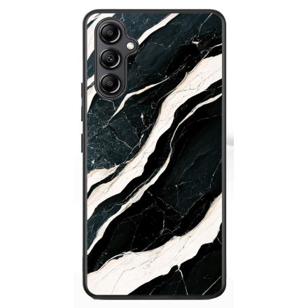 Trendi fekete-fehér márvány mintás Samsung Galaxy A54 5G tok