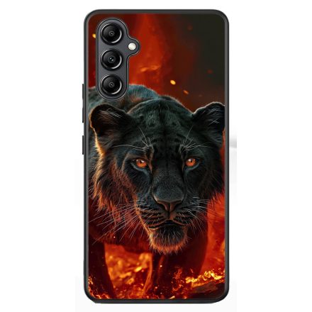 Fekete oroszlán Samsung Galaxy A54 5G tok